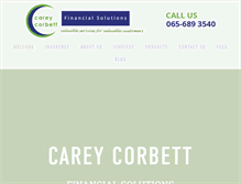 Tablet Screenshot of careycorbett.com